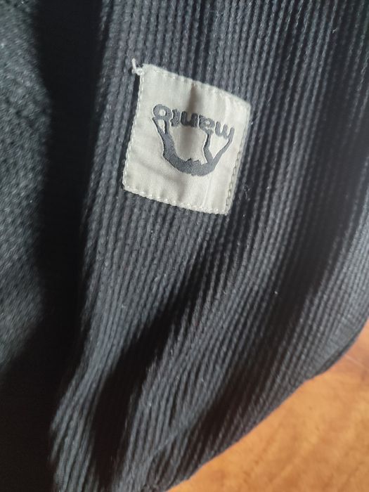 Kimono Manto do judo lub  ju jitsu K0 czarne , z pasem