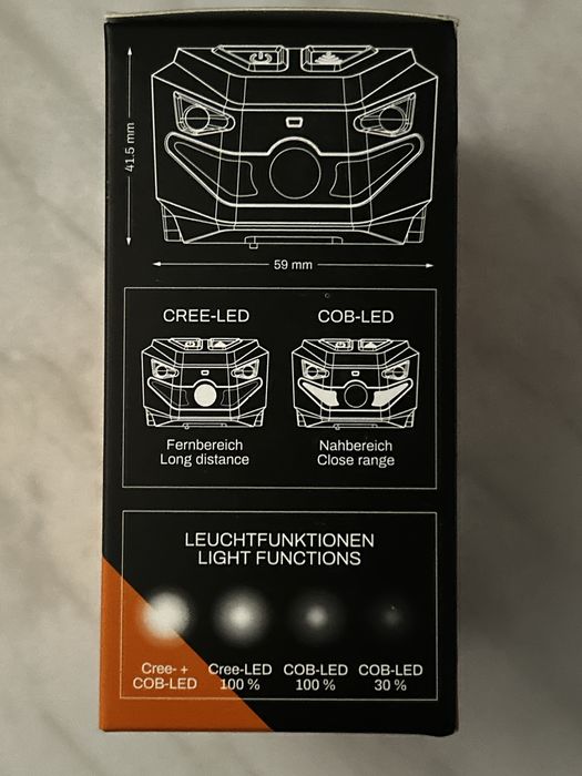 Berner Latarka czolowa Sensor Headlight !!! Nowa !!!