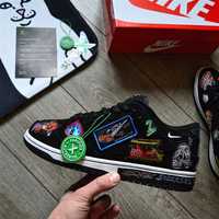 Мужские кроссовки Nike Neckface x Dunk Low Pro SB 'Black' 40-45