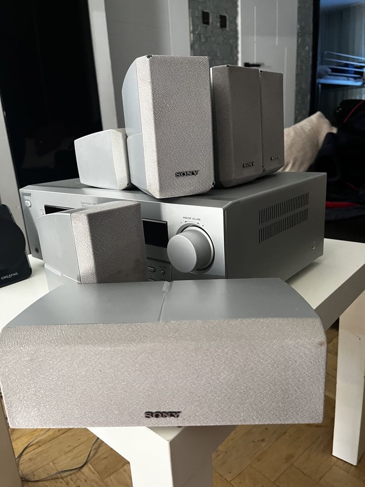 Amplituner Sony + głośniki+ subwoofer