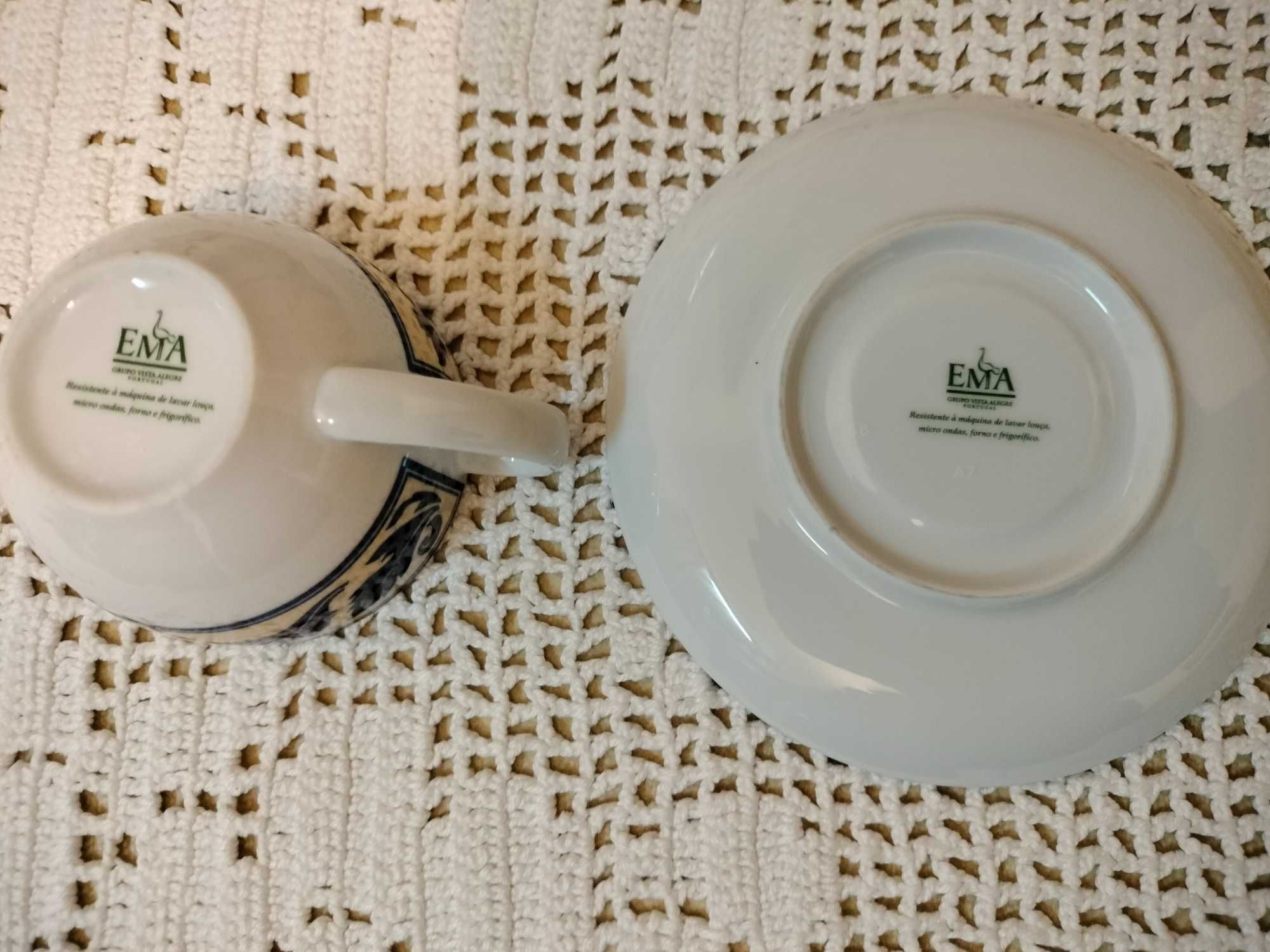 Conjunto de 5 bonitas chávenas decorativas