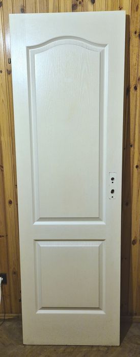 Drzwi wewnętrzne lewe białe 60 cm