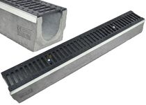 Kanał Odwodnienie  DN100 H130 C250 13x14cm korytko beton ruszt żeliwo