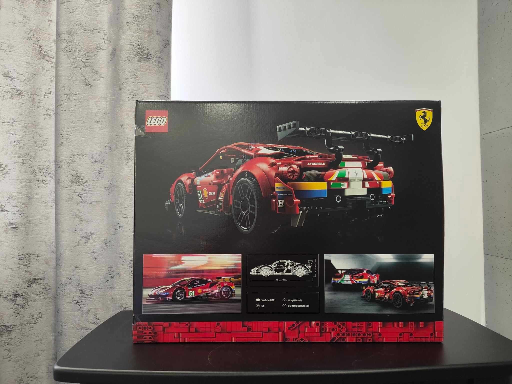 LEGO® Technic 42125 Ferrari 488 GTE AF Corse #51” Kolekcjonerski Model