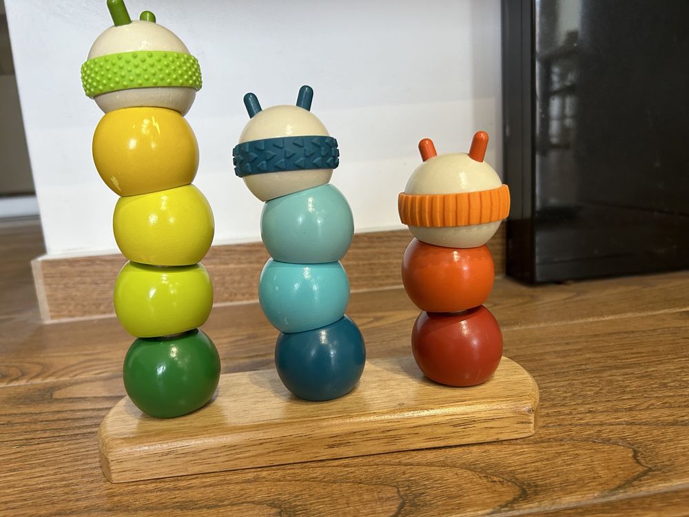 Пірамідка GUIDECRAFT Manipulatives Гусениці