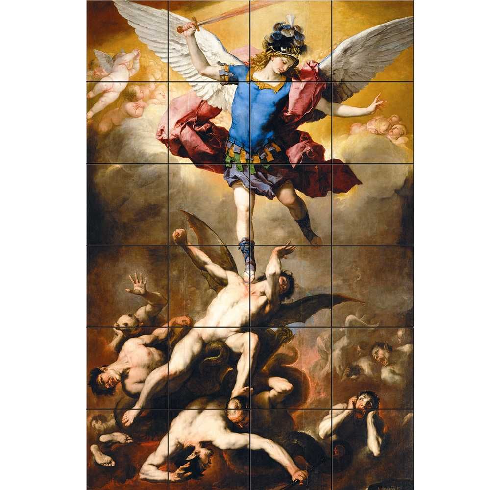 “The Fall of the Rebel Angels” de Luca Giordano