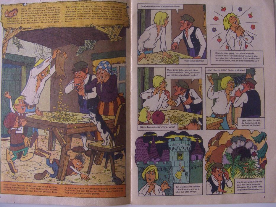 BD banda desenhada Alemanha de Este (DDR) vintage (1980)
