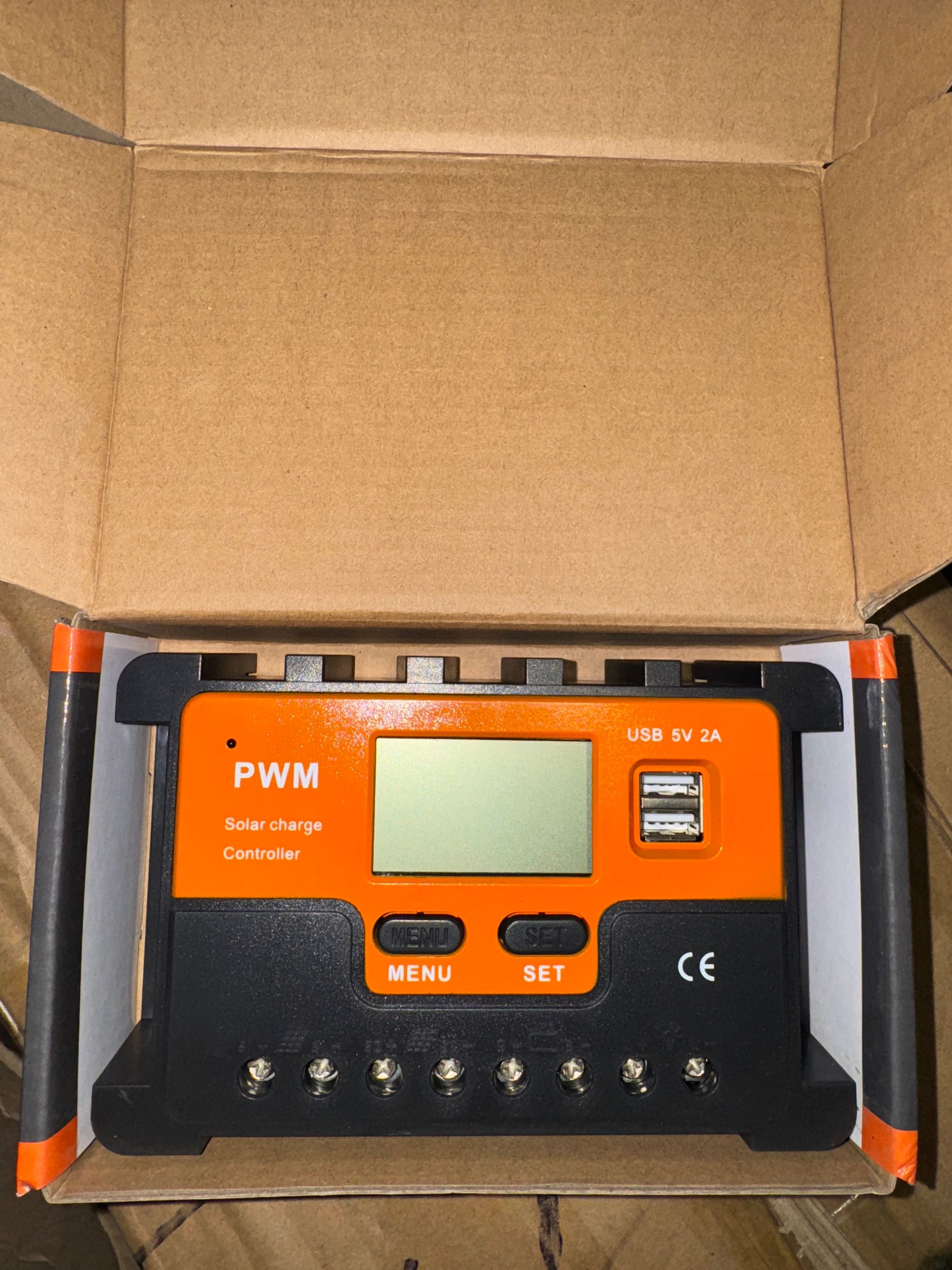 Juta PWM Pro 40А 24В USB с 2 портами для панелей