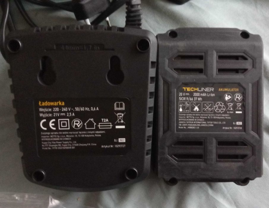 Wkrętarka Techliner akumulatorowa 20V jak nowa