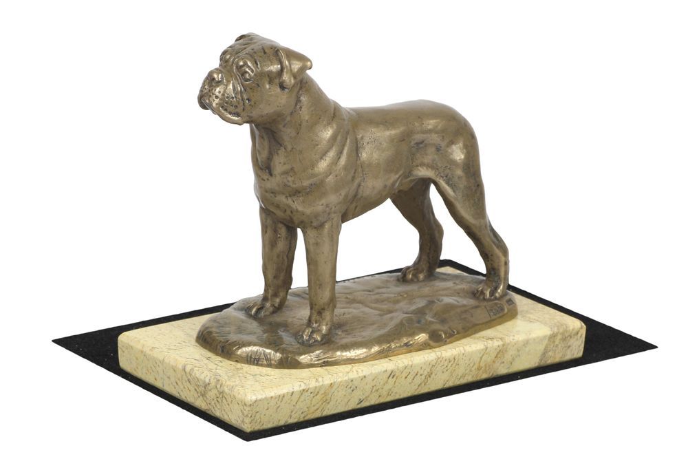 Bullmastiff statuetka na piaskowym kamieniu Art-Dog