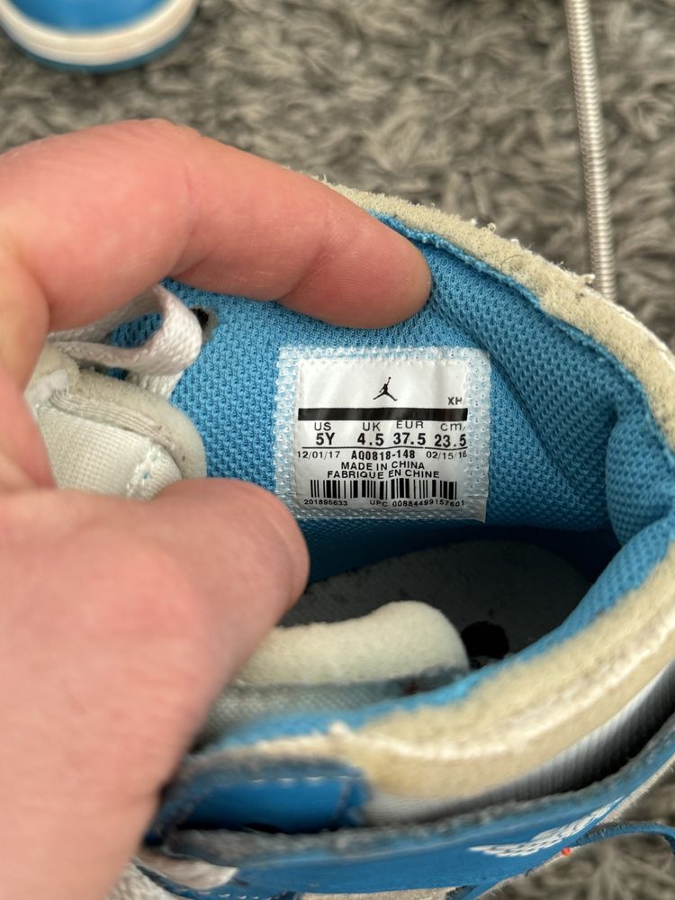 Кроссовки  Nike Jordan 1 Retro High Off-White University Blue