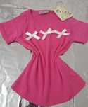 8 unidades T-shirts Menina com etiqueta