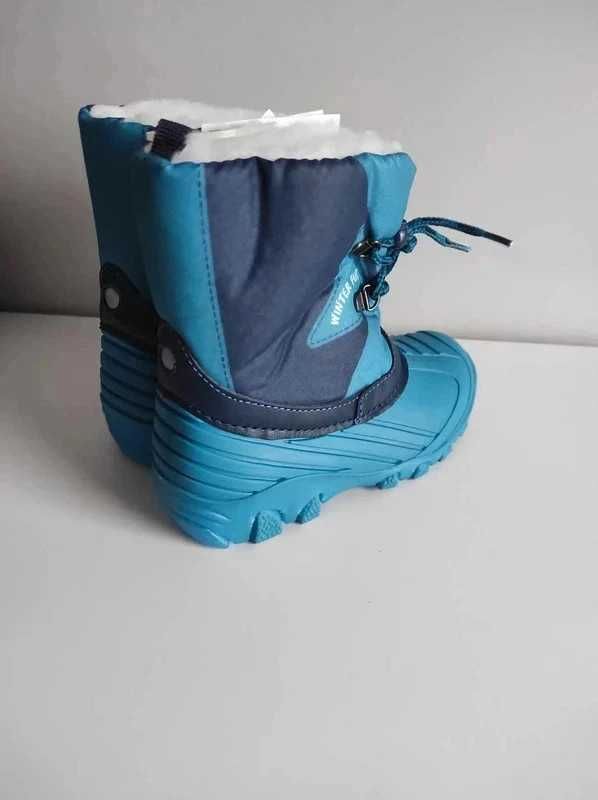 Nowe buty zimowe dla chłopca świecące 28 śniegowce