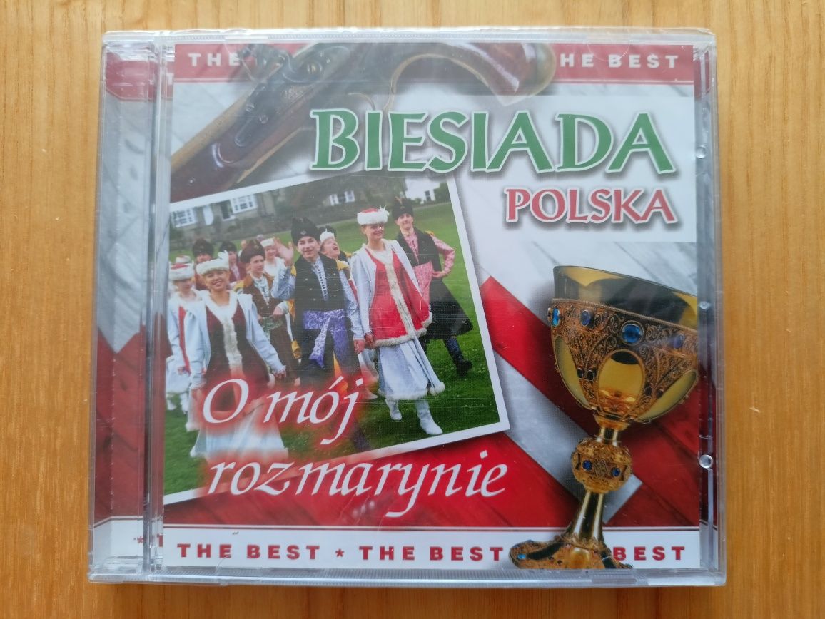 NOWA zafoliowana Biesiada Polska na płycie CD