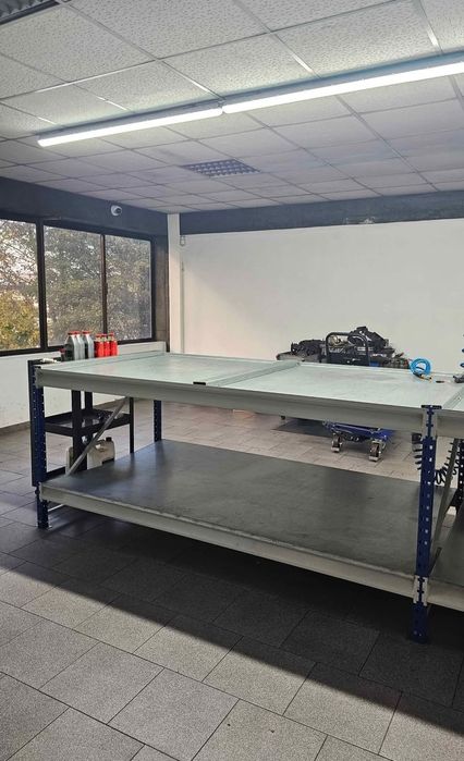 Bancadas de trabalho em alumínio