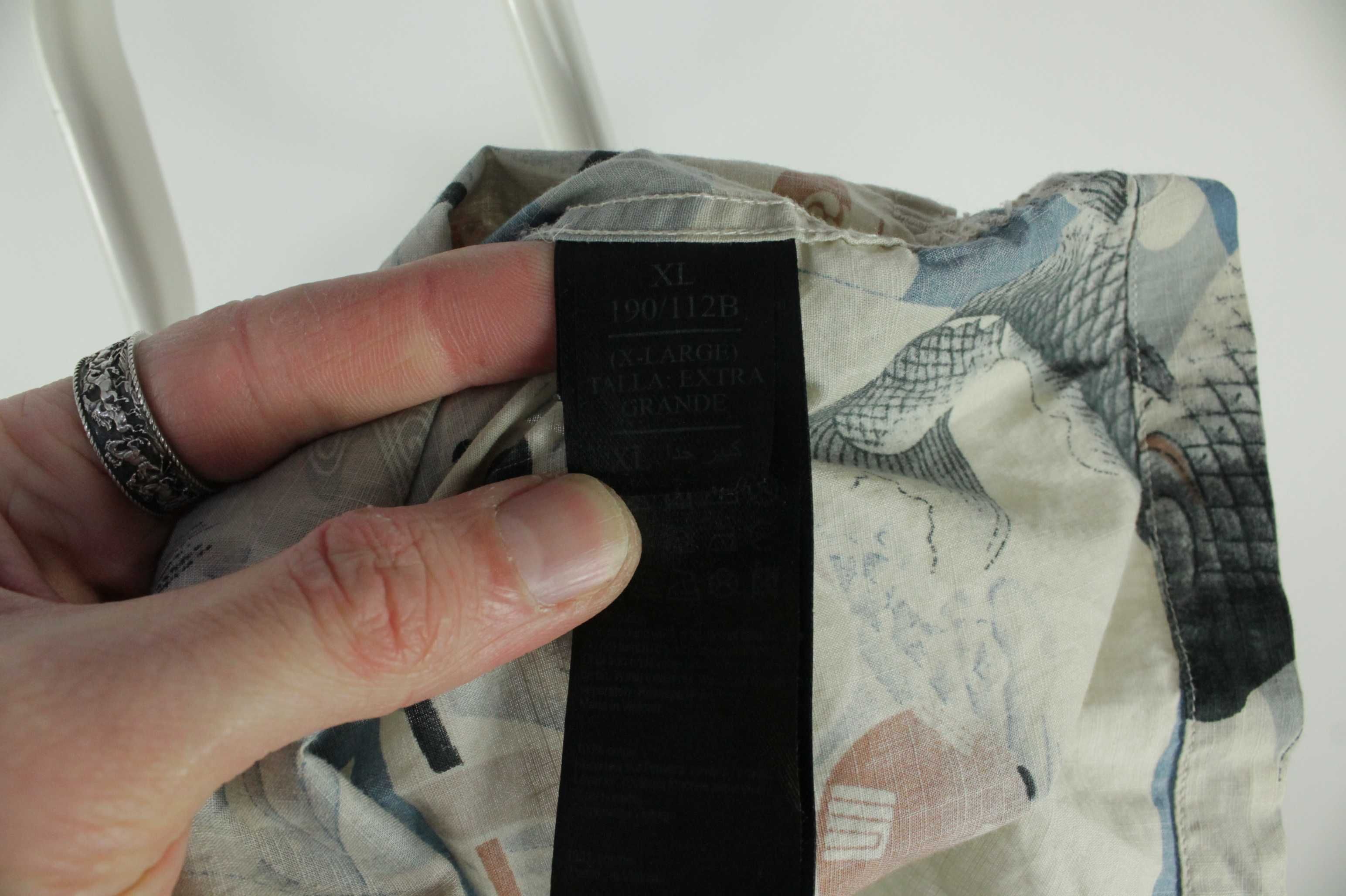 Стильна гавайка сорочка теніска рубашка Allsaints Relaxed Fit ХЛ 54