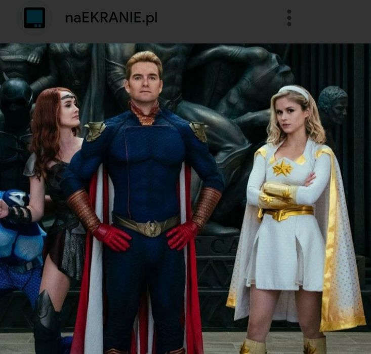 Strój super bohaterka the boys rozm.s