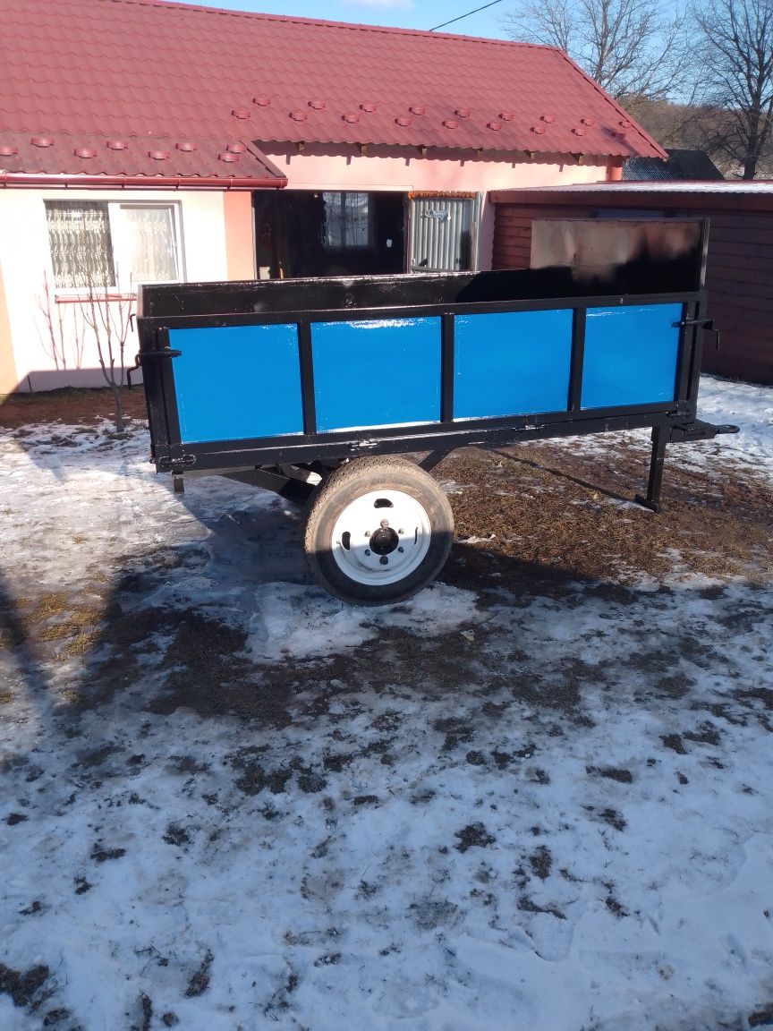 Прицеп до міні трактора