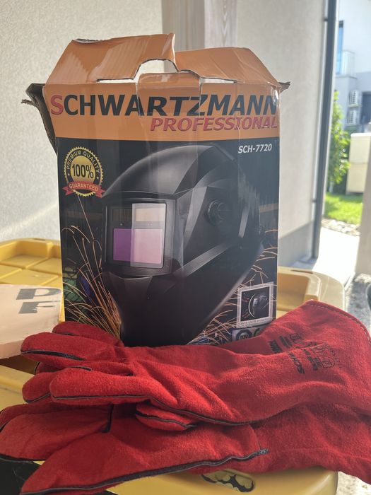 Spawarka inwertorowa Bester 155-ND MMA/TIG Kask + rekawice