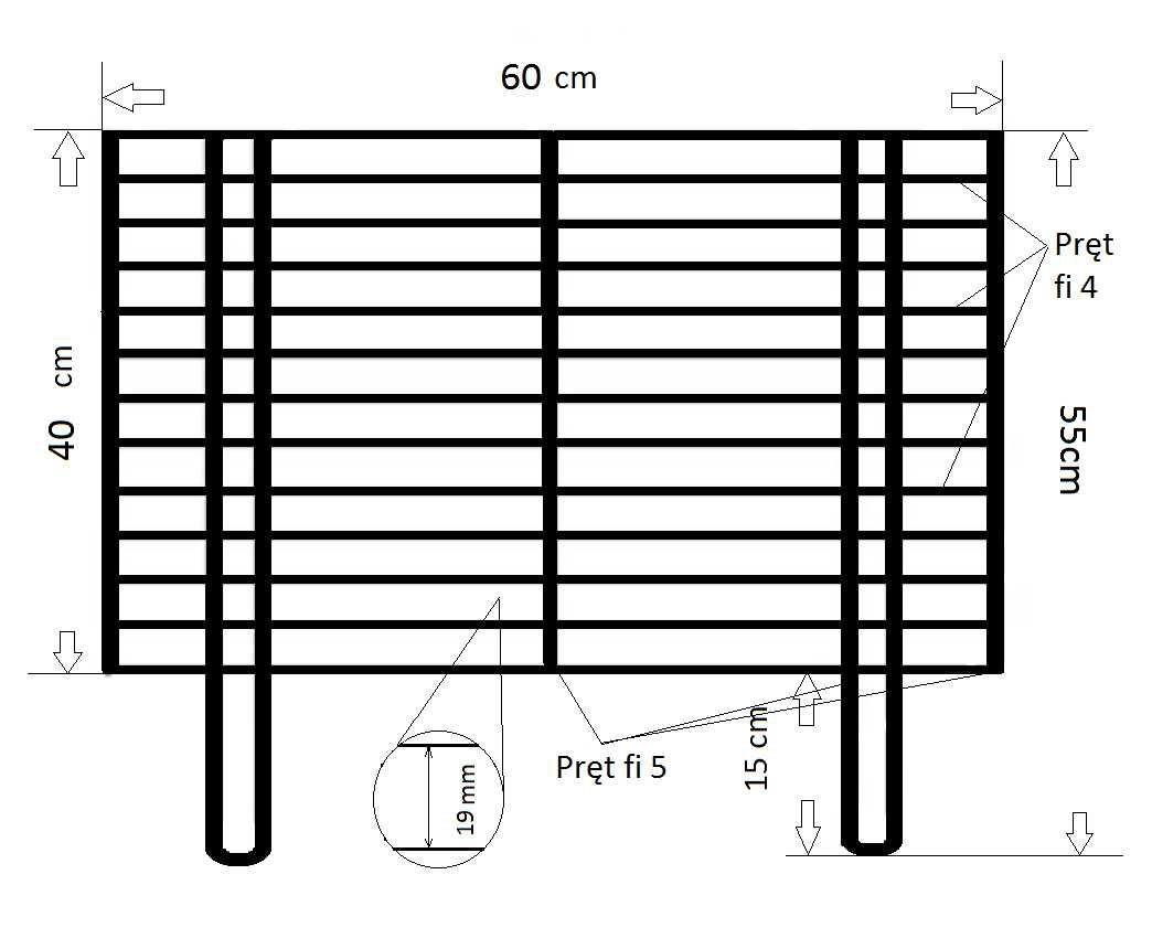 Ruszt do grilla INOX 60x40 nierdzewny grill KURIER GRATIS