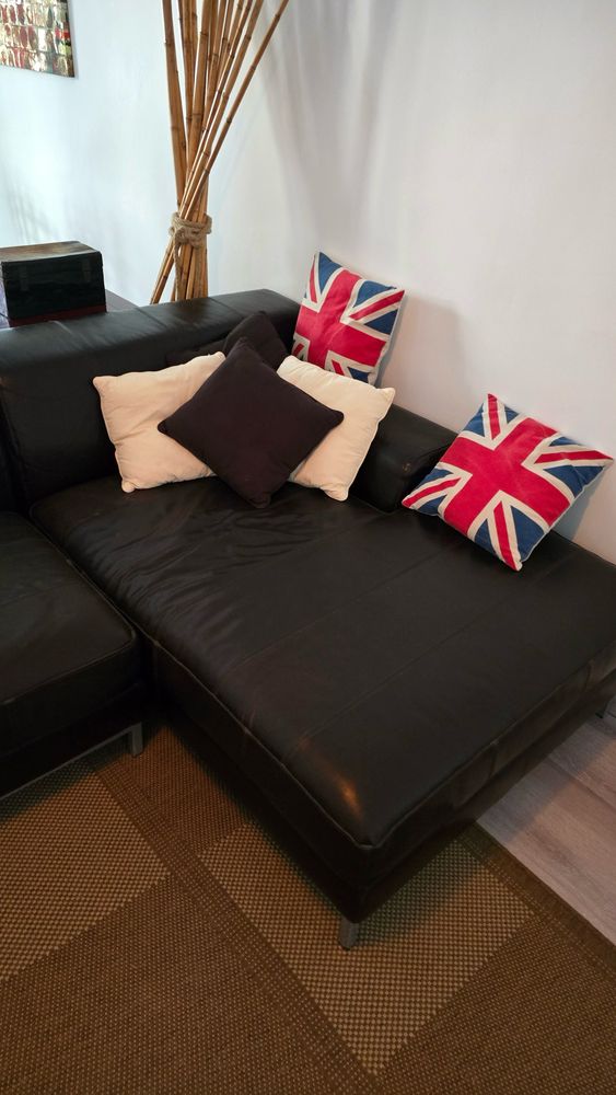 Sofa em pele como novo