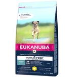 PORTES GRÁTIS - Eukanuba Dog Grain Free Adult Small & Medium 12+6kg
