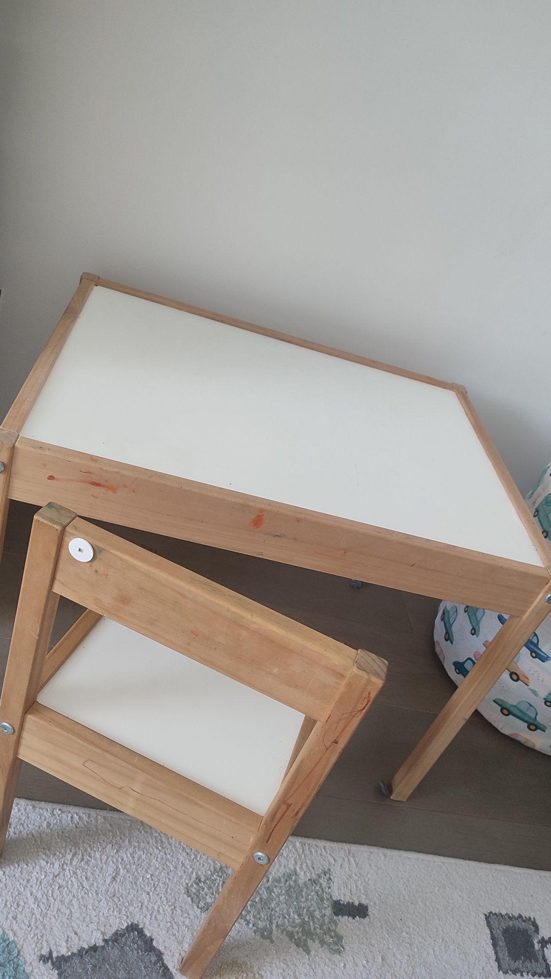 Stolik i krzesełko Ikea LAAT dla dzieci