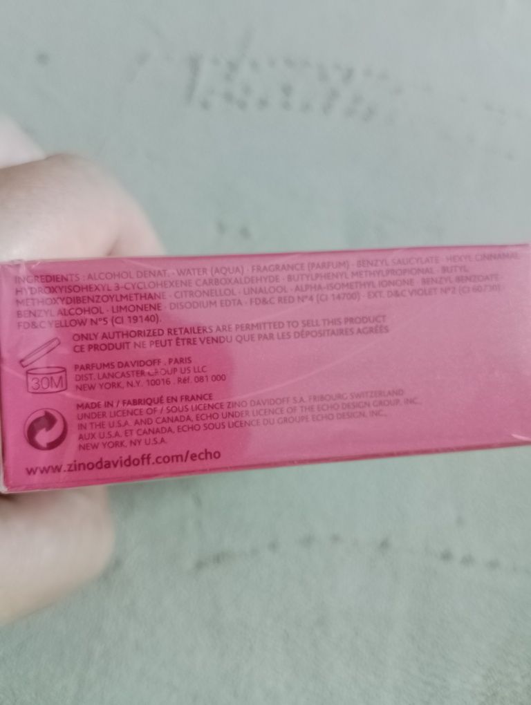 Женские духи Davidoff Echo Woman Парфюмированная вода
