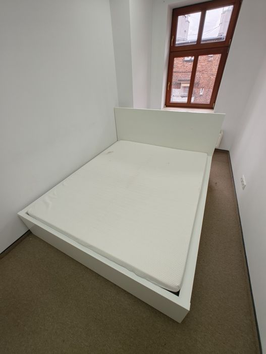 Łóżko Malm białe komplet z szufladami 160x200 cm