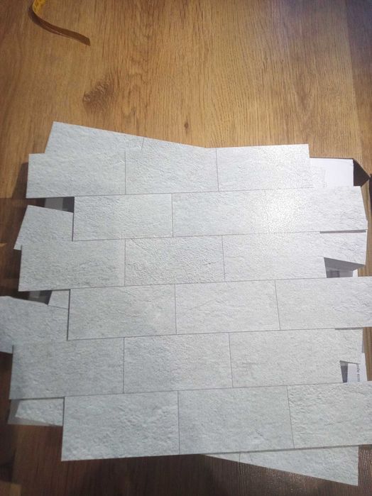 Panele samoprzylepne do kuchni szara cegła 20 sztuk