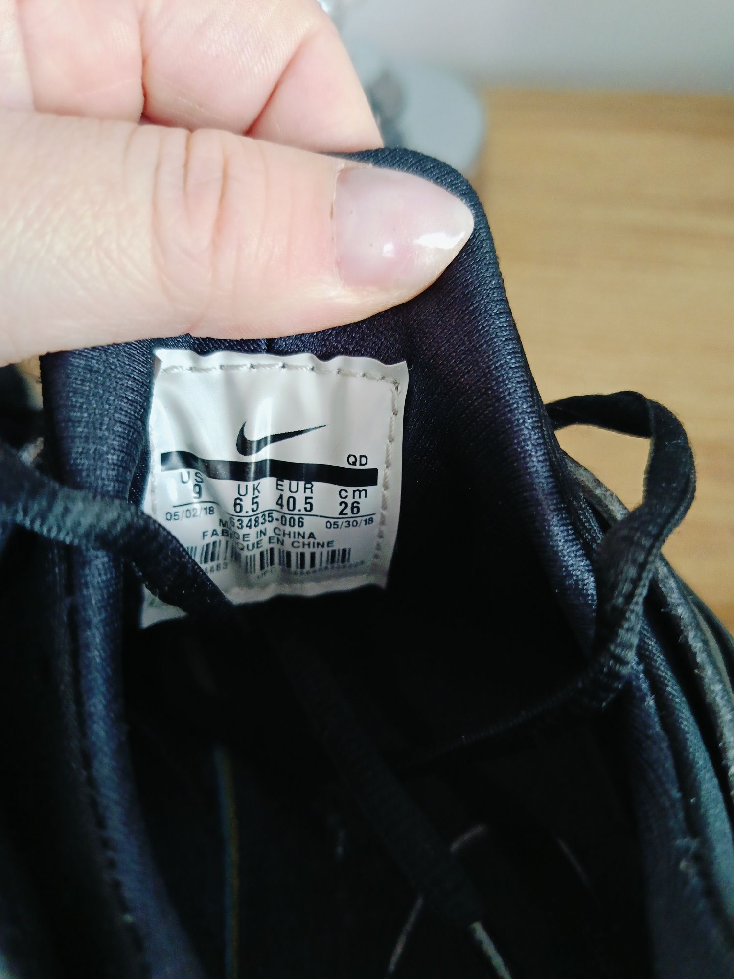 Buty Nike huarache 40,5  czarne