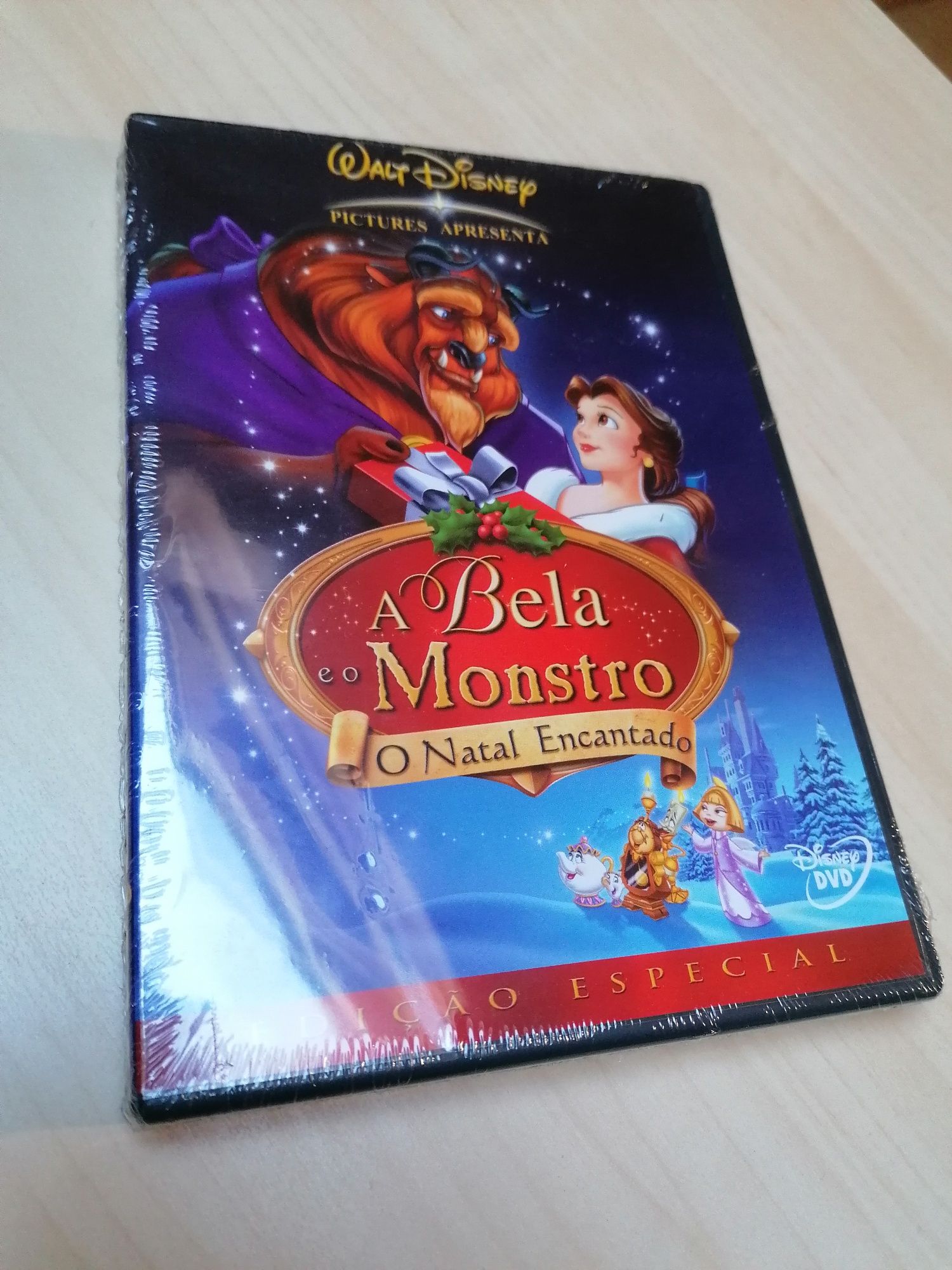 DVD A Bela e o Monstro Natal Encantado Disney Novo e Embalado