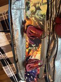 Deska Snowboardowa ROXY XO XO+ wiaznia RIDE+Buty Ride