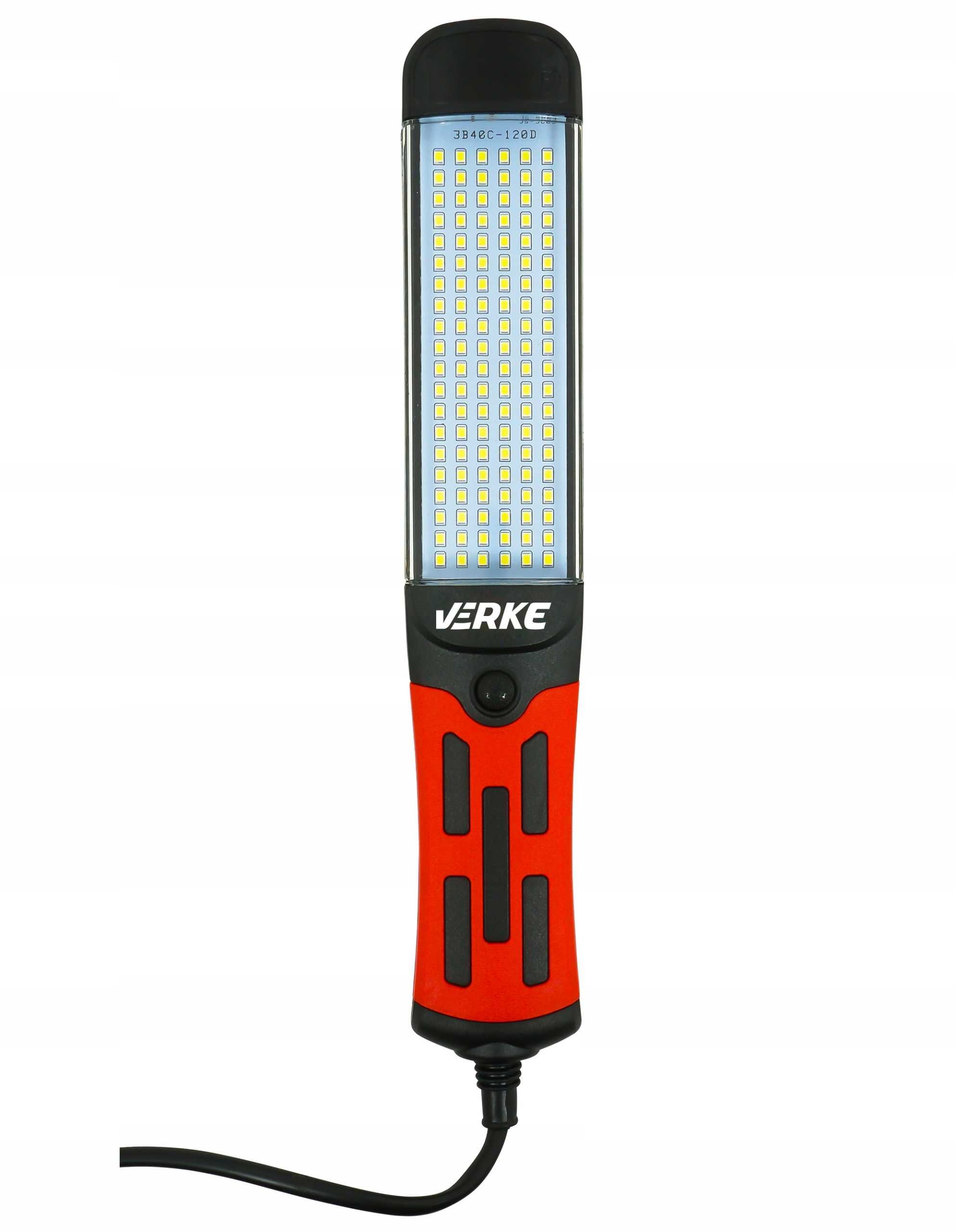 LATARKA WARSZTATOWA Lampa Lampka Kanałowa 120 LED NA Kablu 10M ZHakiem