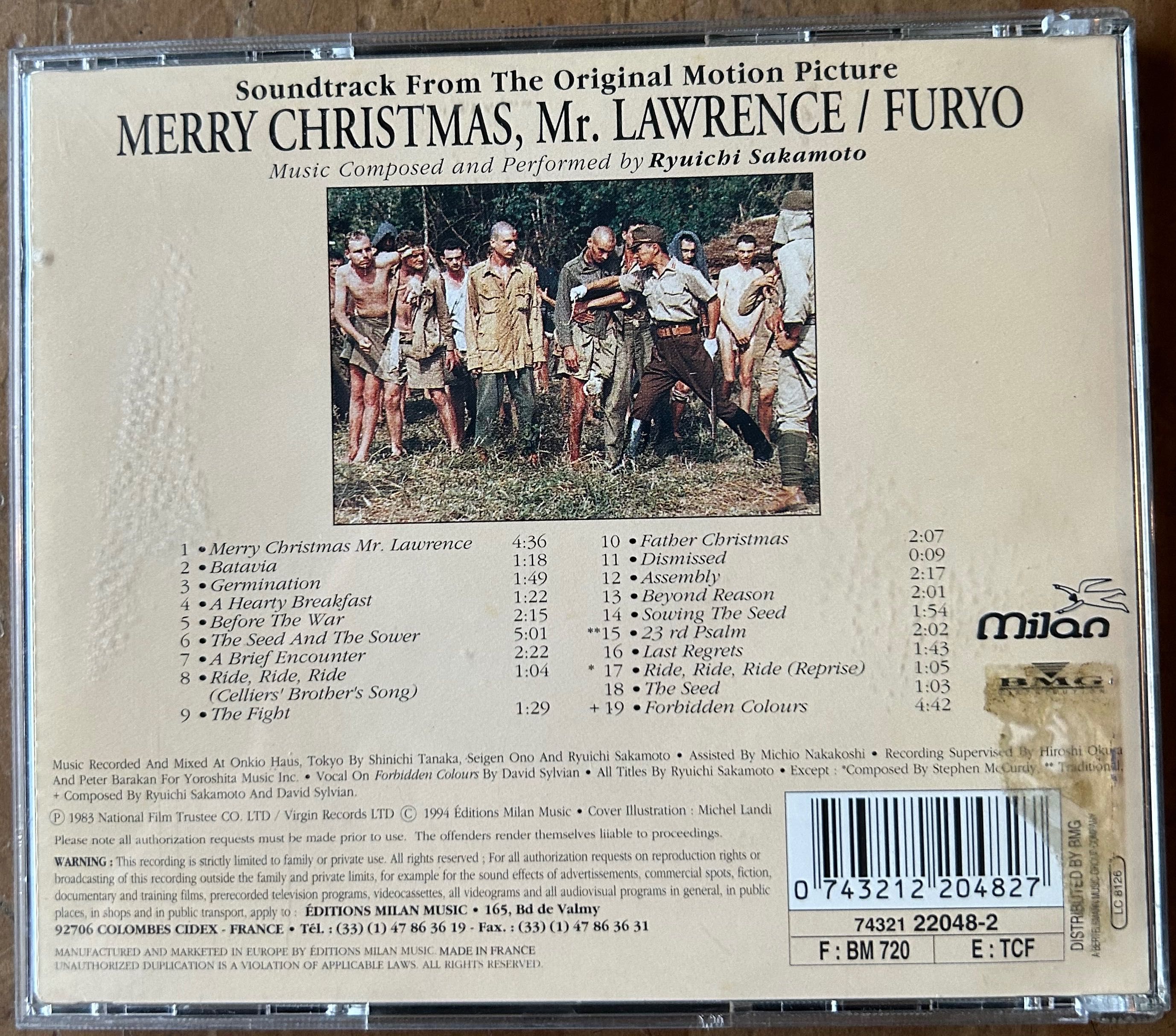 CD Ryuichi Sakamoto - Merry Christmas Mr. Lawrence