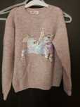 Sweter H&M R122-R.128 6lat 7lat 8lat Jednorożec Dziewczęcy HM Oversize
