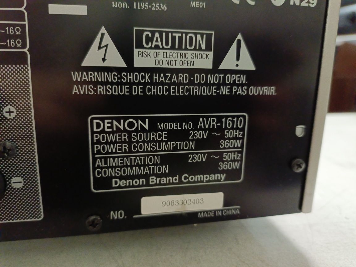 Amplituner AV Surrond DENON AVR-1610 HDMI