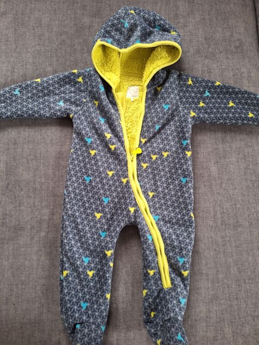 Kombinezon pajac niemowlęcy polarowy r. 74