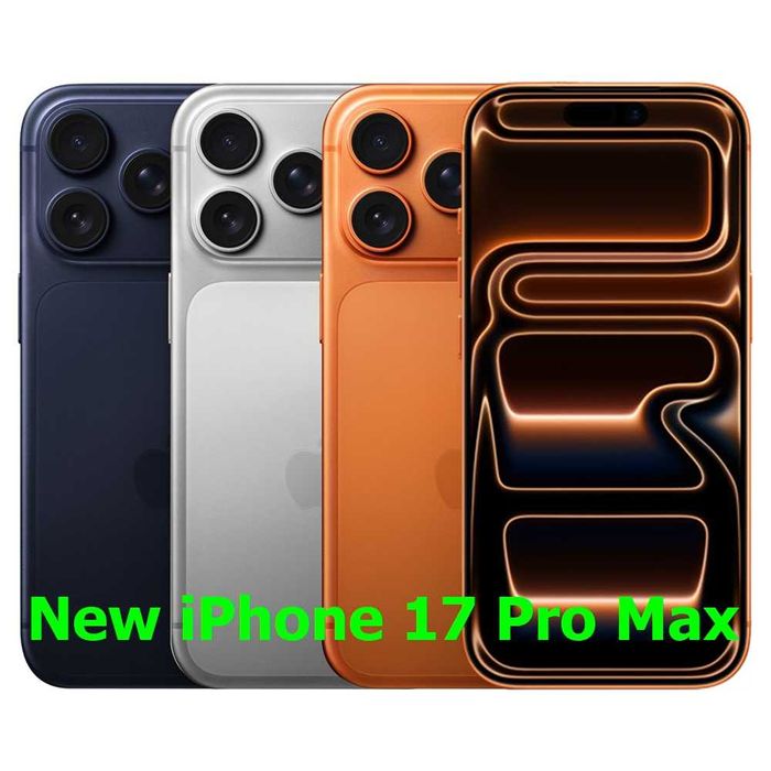 Apple iPhone 17 Pro Max 256-512Gb. Новые