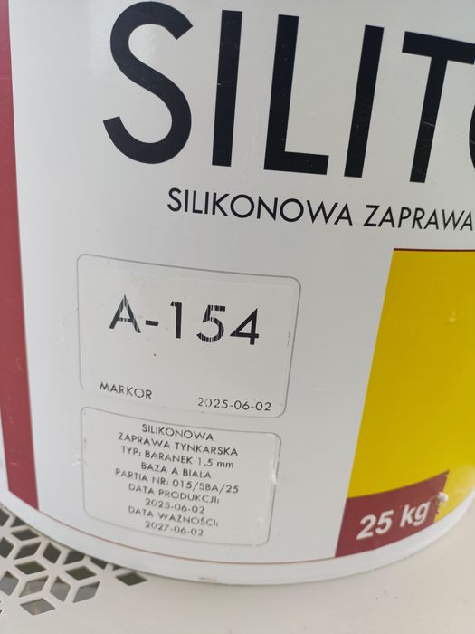 Silikonowa zaprawa tynkarska