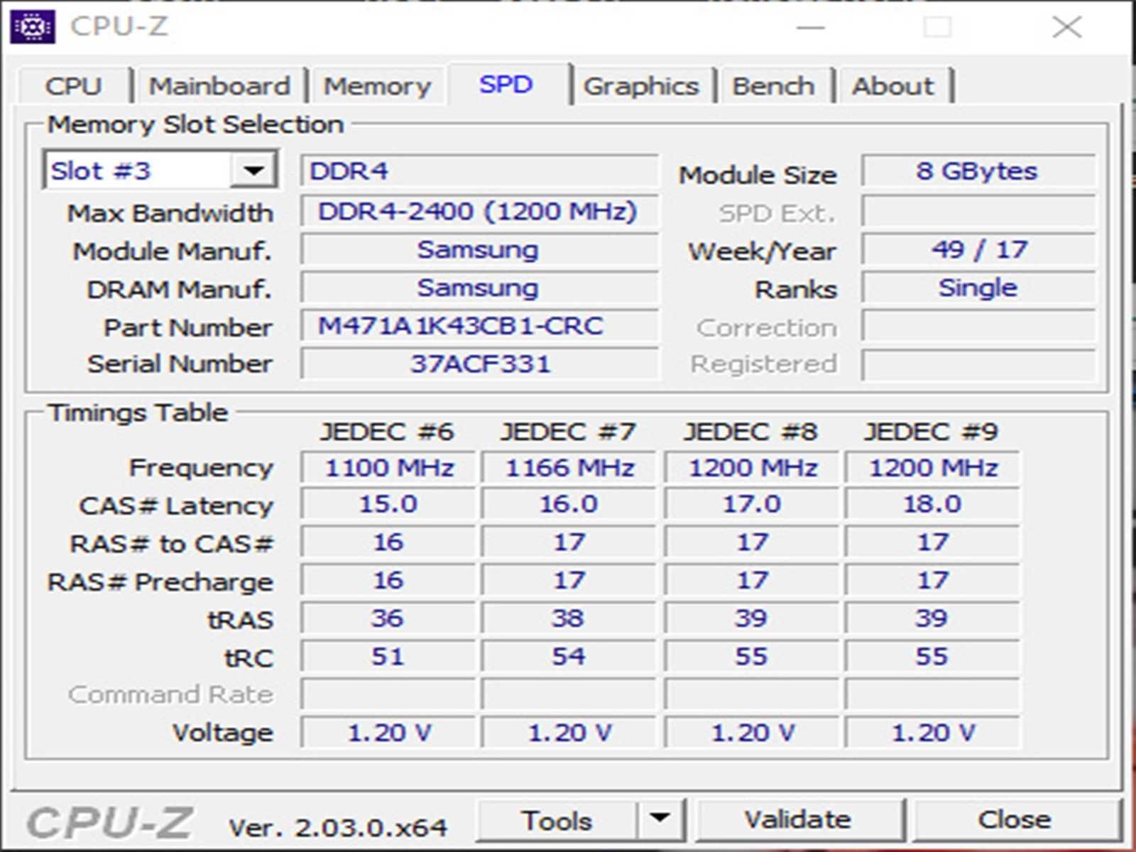 DDR4 16GB Samsung 2400T