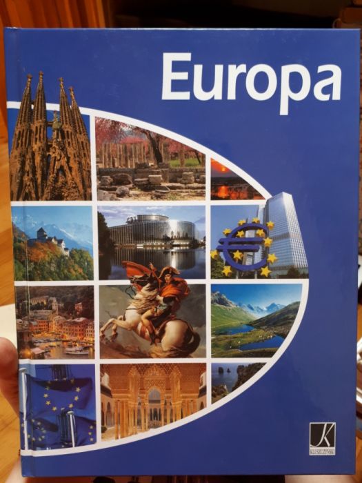 Europa- atlas, książka edukacyjna