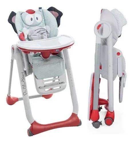 Cadeira De Alimentação Chicco Polly 2 Start - Baby Elephant