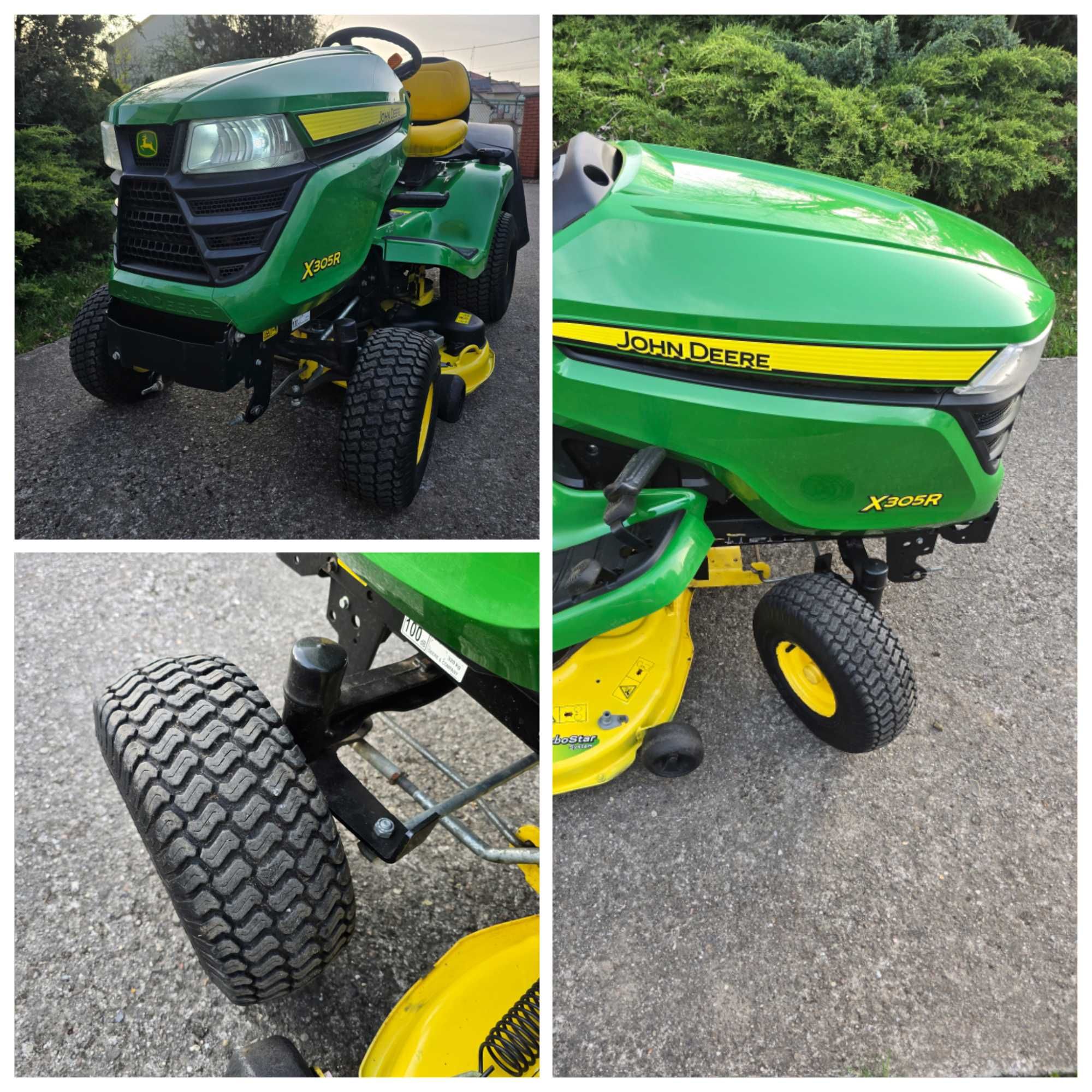 Traktorek kosiarka John Deere X305R 20KM v-ka Kawasaki Oryginał Stan
