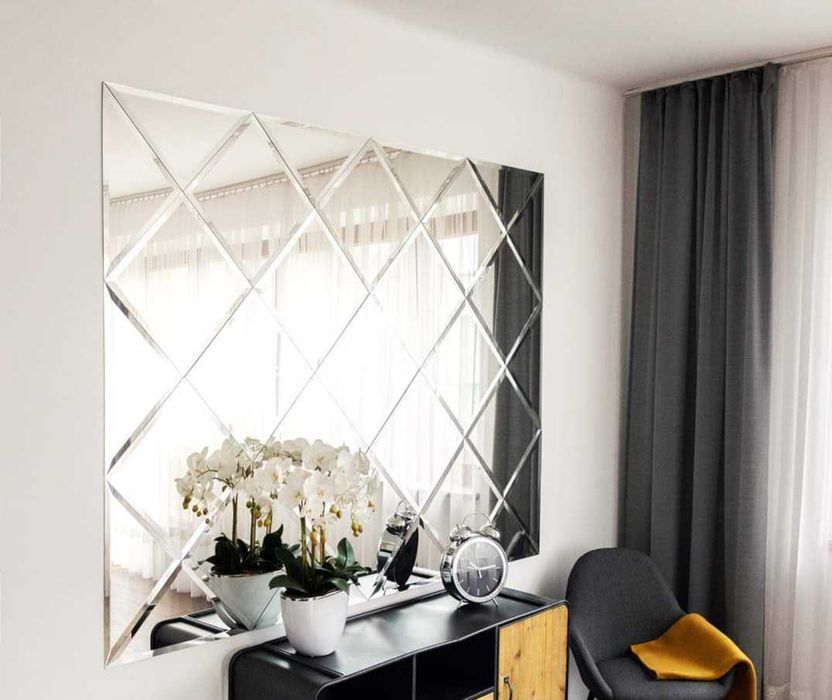 Lustra dekoracyjne fazowane Glamour 70x240 cm