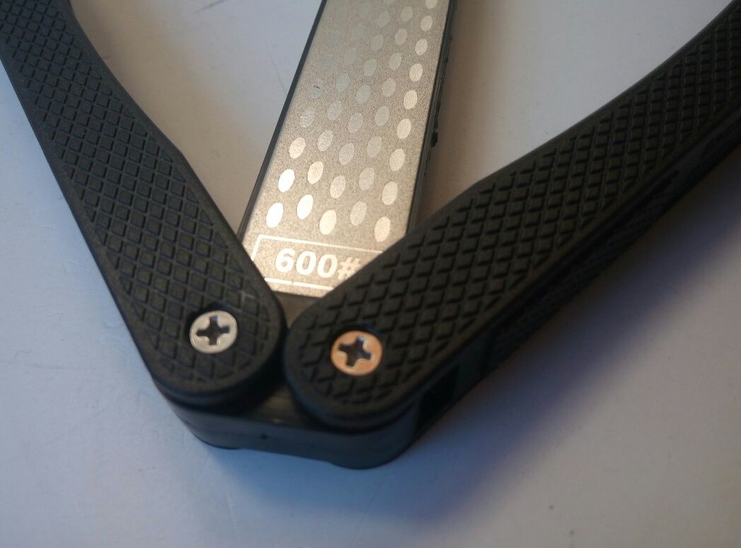 Алмазная точилка для ножа карманная складная двусторонняя 400 600 grit