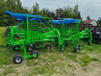 Zgrabiarka karuzelowa TANDEM 3,5m 4,2m wirnikowa WOM Metal-Technik