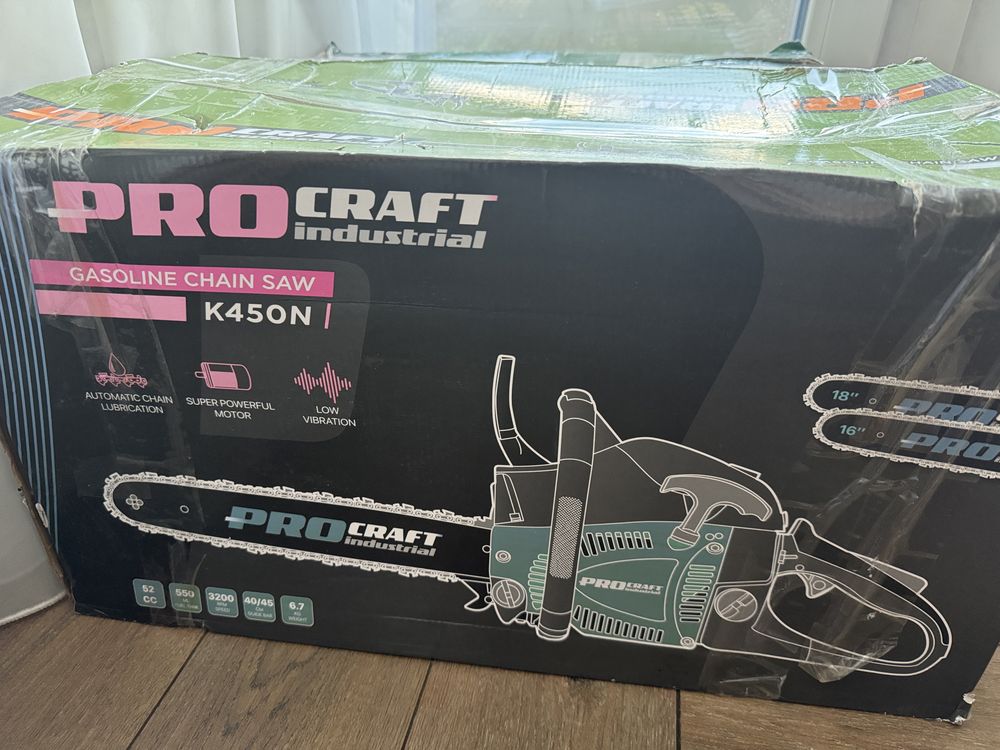 Бензопила Procraft Industrial K450N