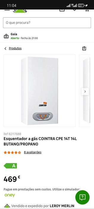 Esquentador a gás