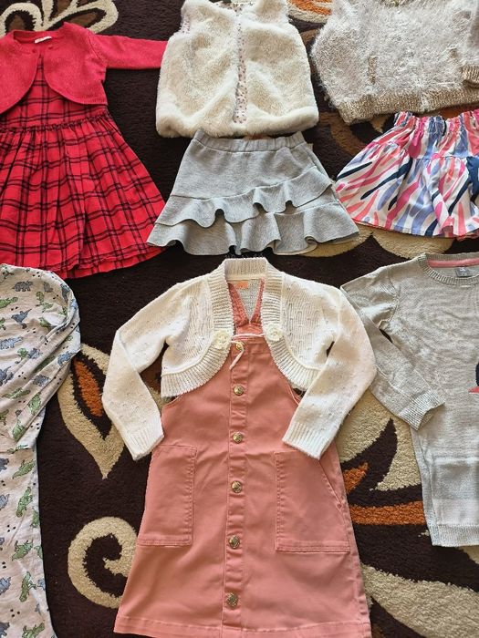 Paka ubranek do przedszkola rozmiar 116 Sukienka świąteczna ..